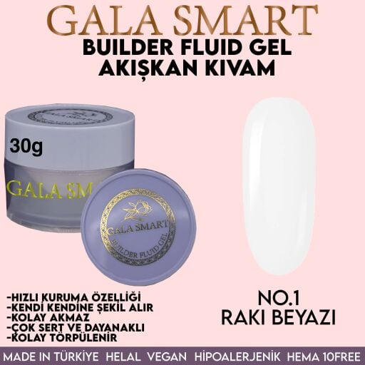 GALA SMART - BUİLDER FLUİD GEL 30 G