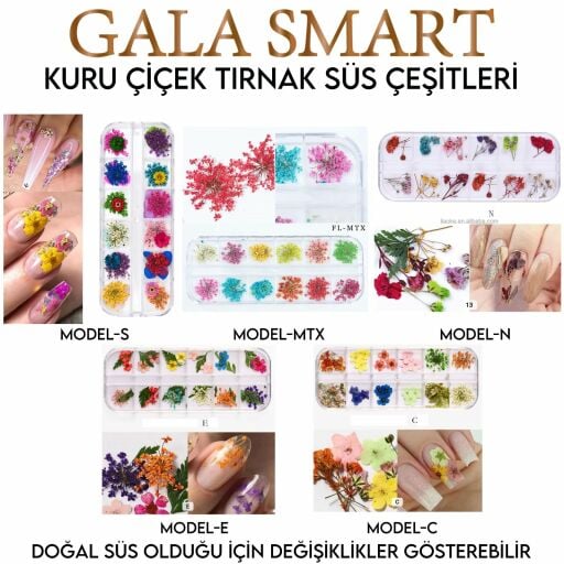 Kuru Çiçek Süsleme Çeşitleri