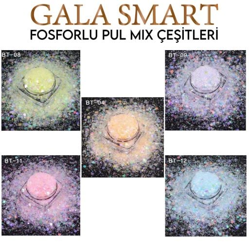 FOSFORLU PUL MİX SÜS ÇEŞİTLERİ