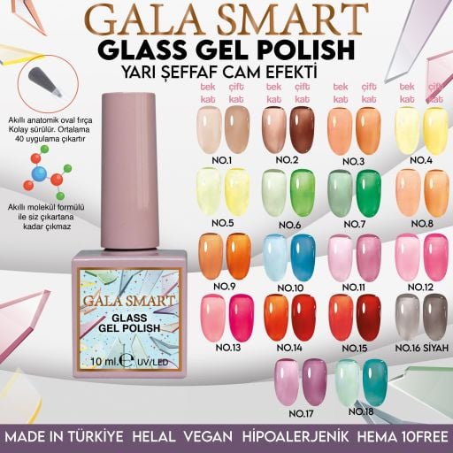 GALA SMART GLASS SERİ 10 ml