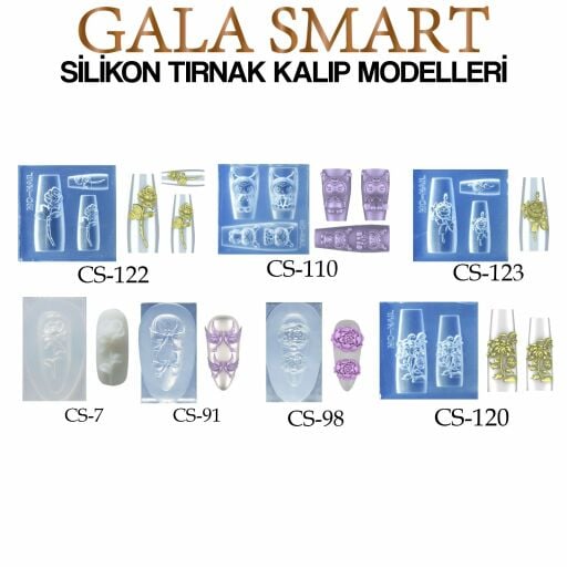 SİLİKON TIRNAK KALIP MODELLERİ