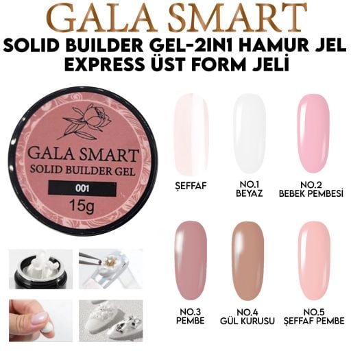 SOLİD BUİLDER - HAMUR JEL 15 GR ÇEŞİTLERİ