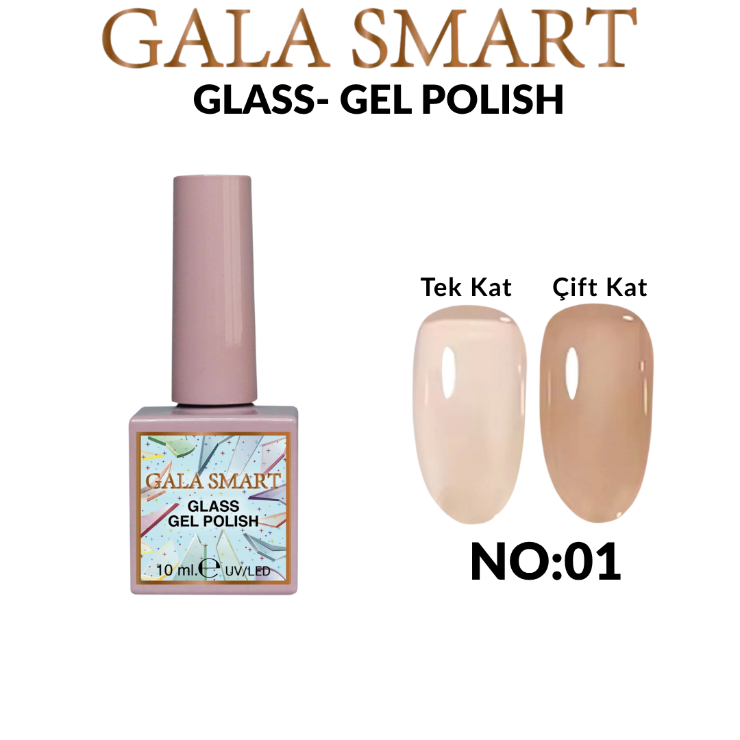 Glass Kalıcı Oje 10 mle NO:01