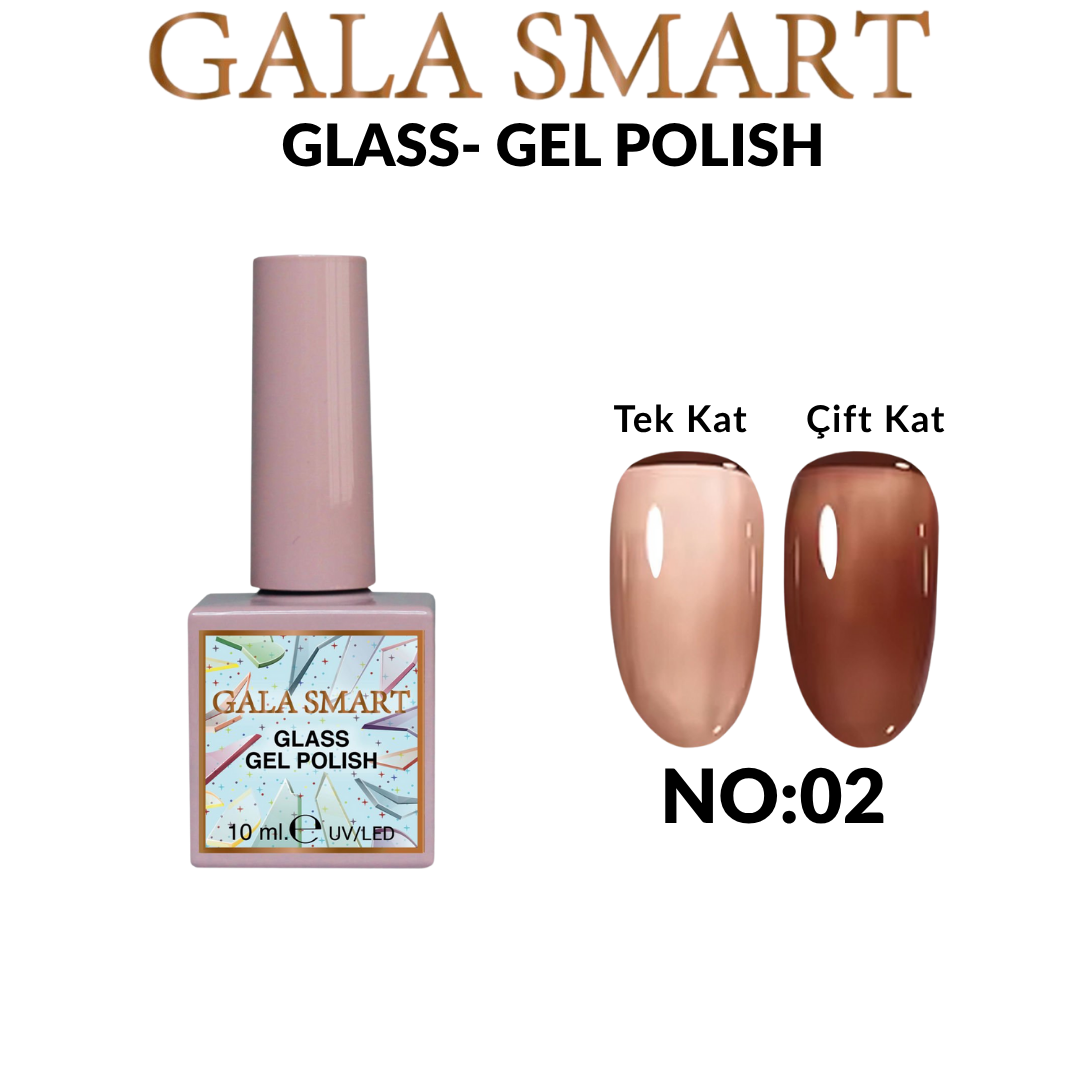 Glass Kalıcı Oje 10 mle NO:02