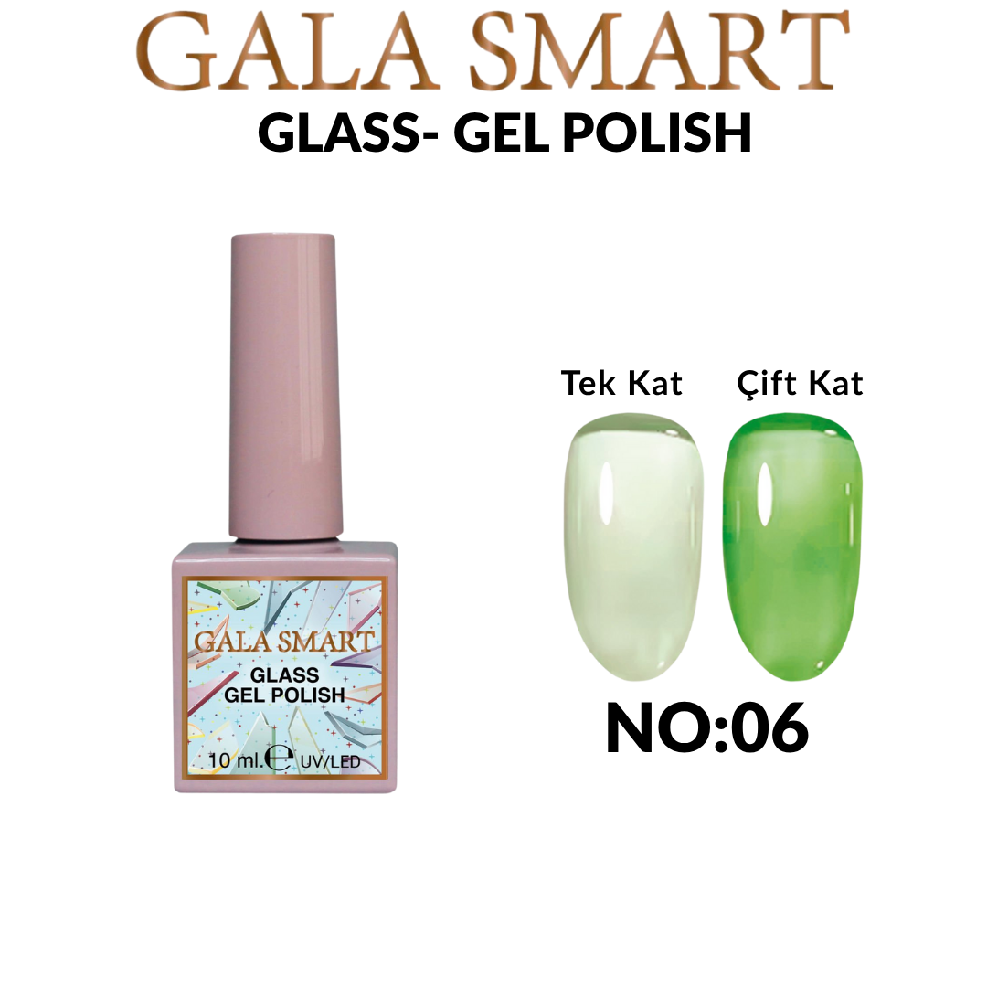 Glass Kalıcı Oje 10 mle NO:06