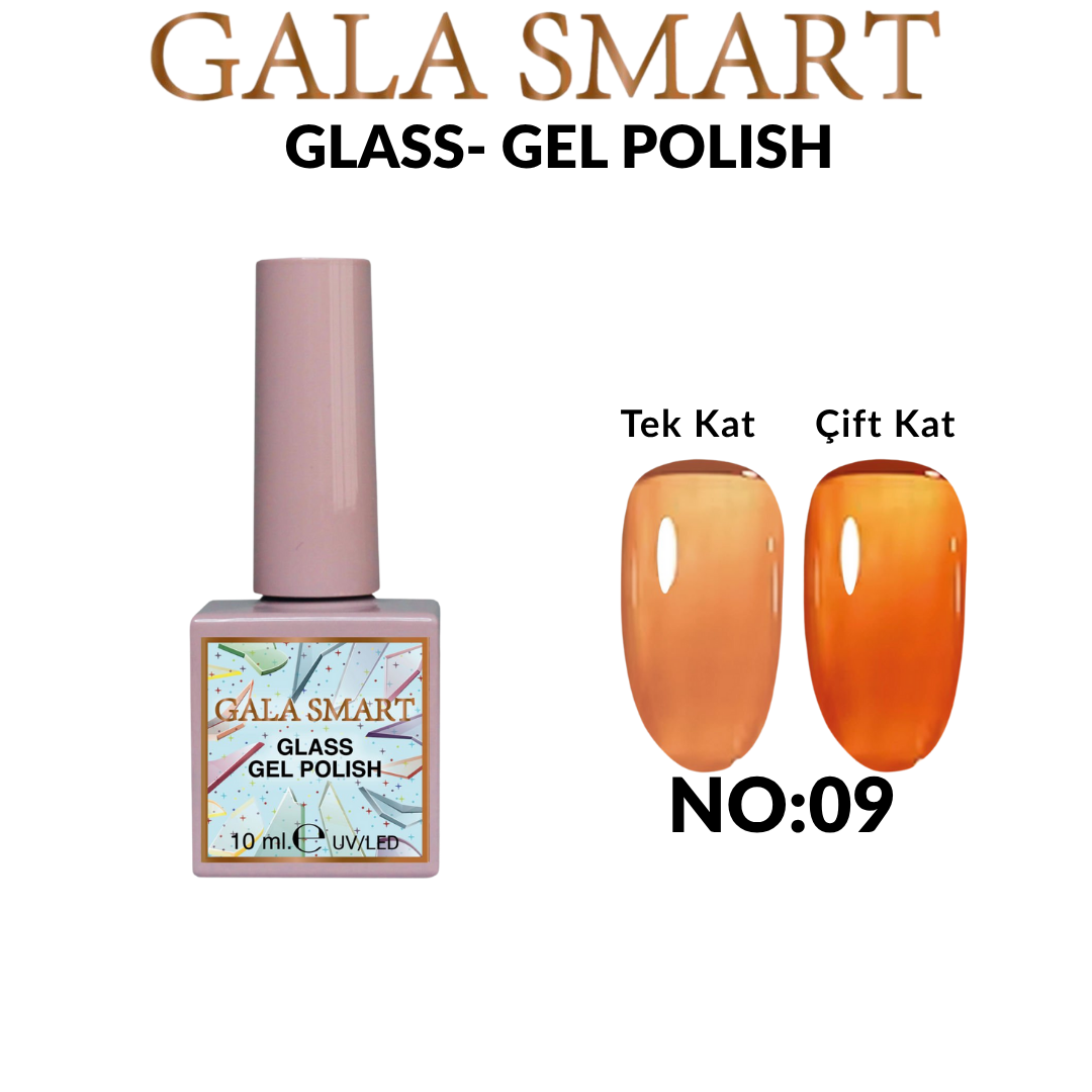 Glass Kalıcı Oje 10 mle NO:09