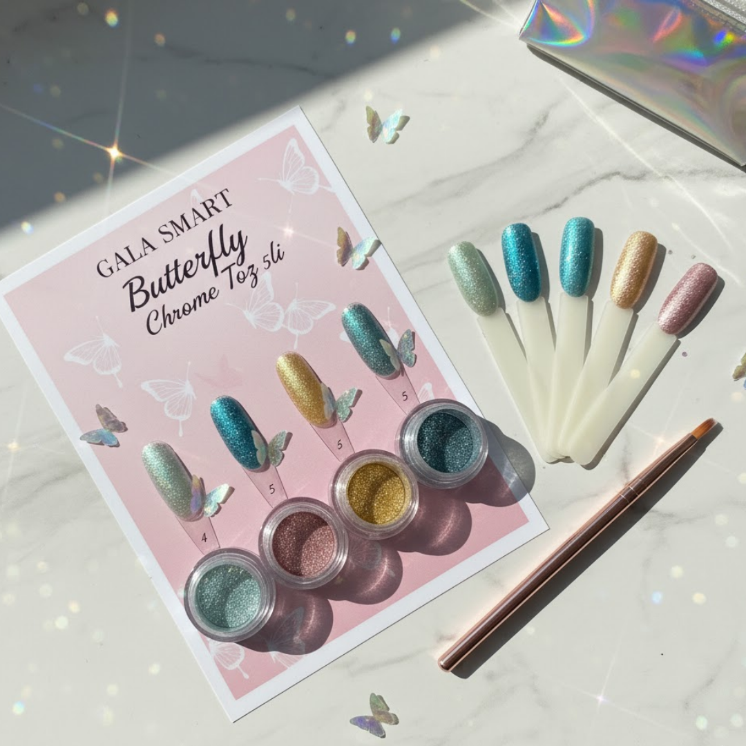 Butterfly Chrome Toz 5'li
