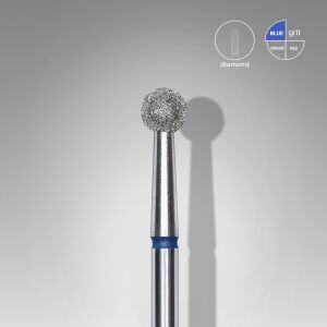 Elmas Küre Freze, Mavi, Çap 4 mm