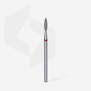Elmas Alev Freze, Kırmızı, Çap 2,1 mm, Çalışma Kısmı 8 mm
