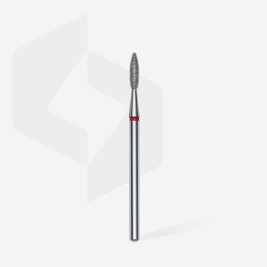 Elmas Alev Freze, Kırmızı, Çap 2,1 mm, Çalışma Kısmı 8 mm