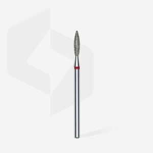 Elmas Alev Freze, Kırmızı, Çap 2,3 mm, Çalışma Kısmı 10 mm