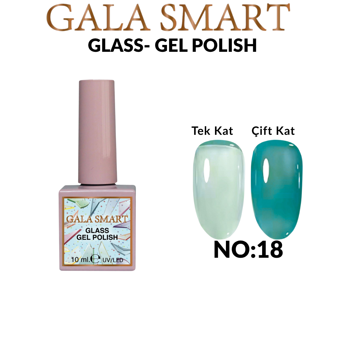 Glass Kalıcı Oje  10 mle NO:18
