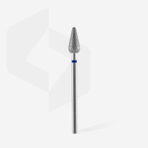 Elmas Armut sivri Freze EXPERT, Mavi, Çap 5 mm, Çalışma Kısmı 12 mm