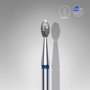 Elmas Zeytin Freze EXPERT, Mavi, Çap 2,5 mm, Çalışma Kısmı 5 mm