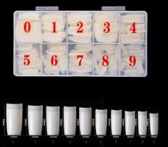 Yarım Ay Numaralı Tips - Kemik Rengi