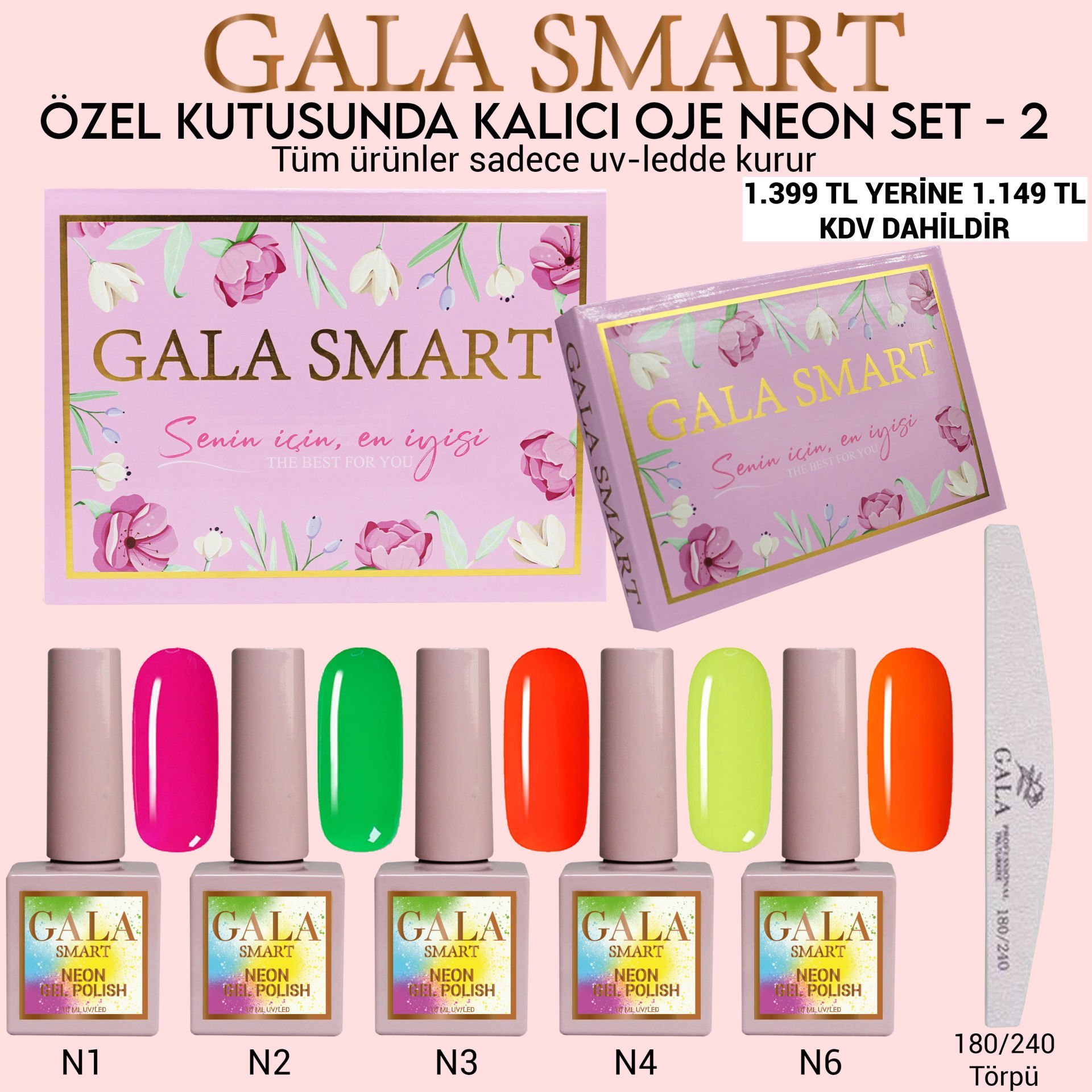 KALICI OJE NEON SET - 2
