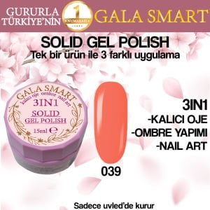 GALA  SOLID GEL POLISH 15 ML NO 039
