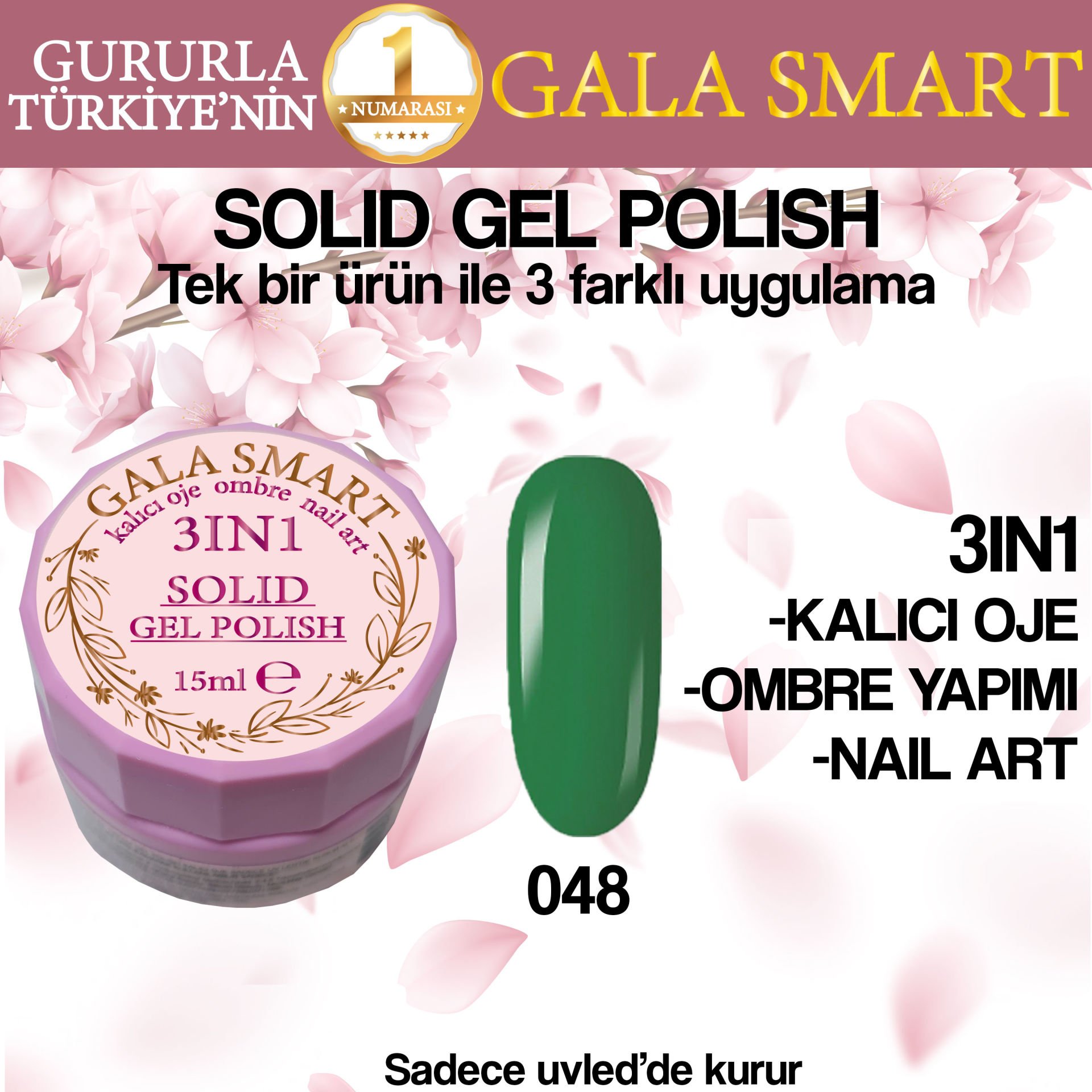 GALA SOLID GEL POLISH 15 ML NO 048