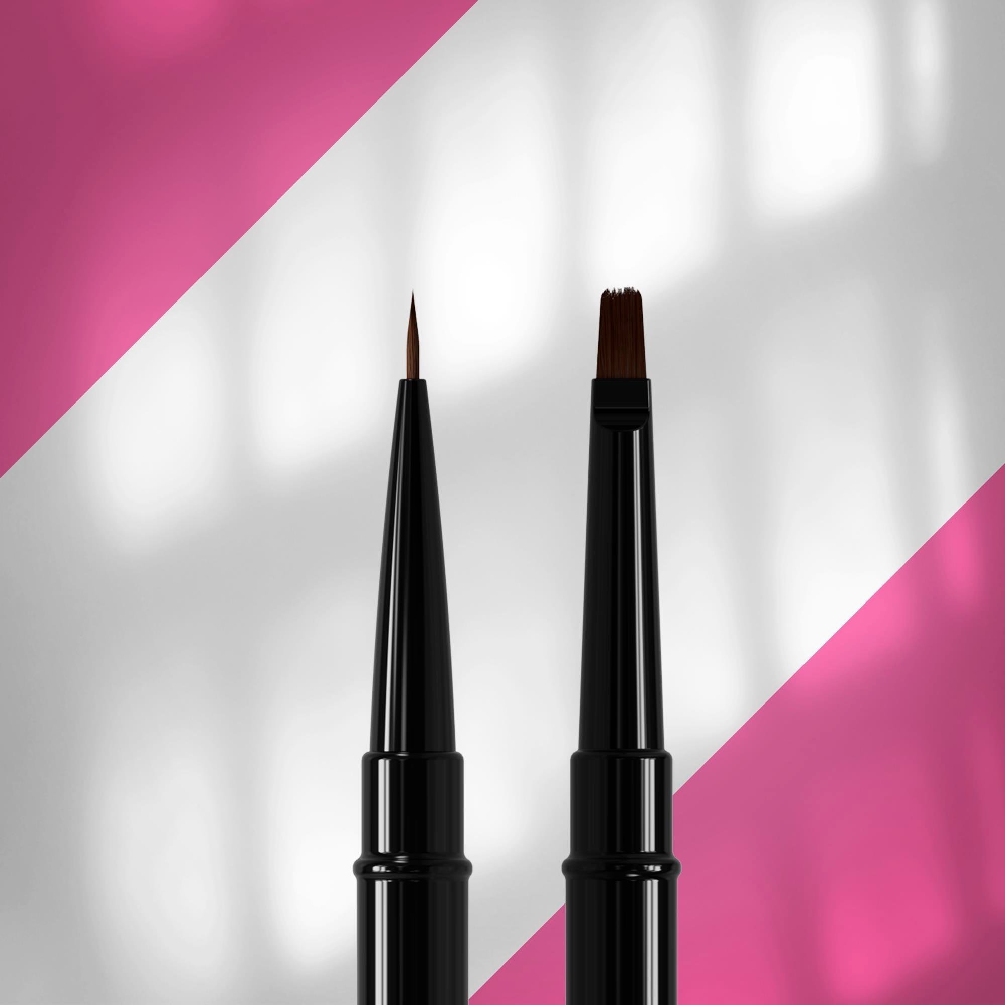 EXPERT çift taraflı liner 7 mm / jel fırçası 7 mm NBE-01/04