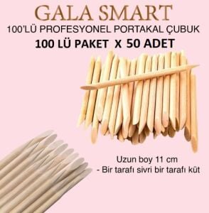 AHŞAP PORTAKAL ÇUBUK EKO PAKET 100 LÜ X 50 PAKET