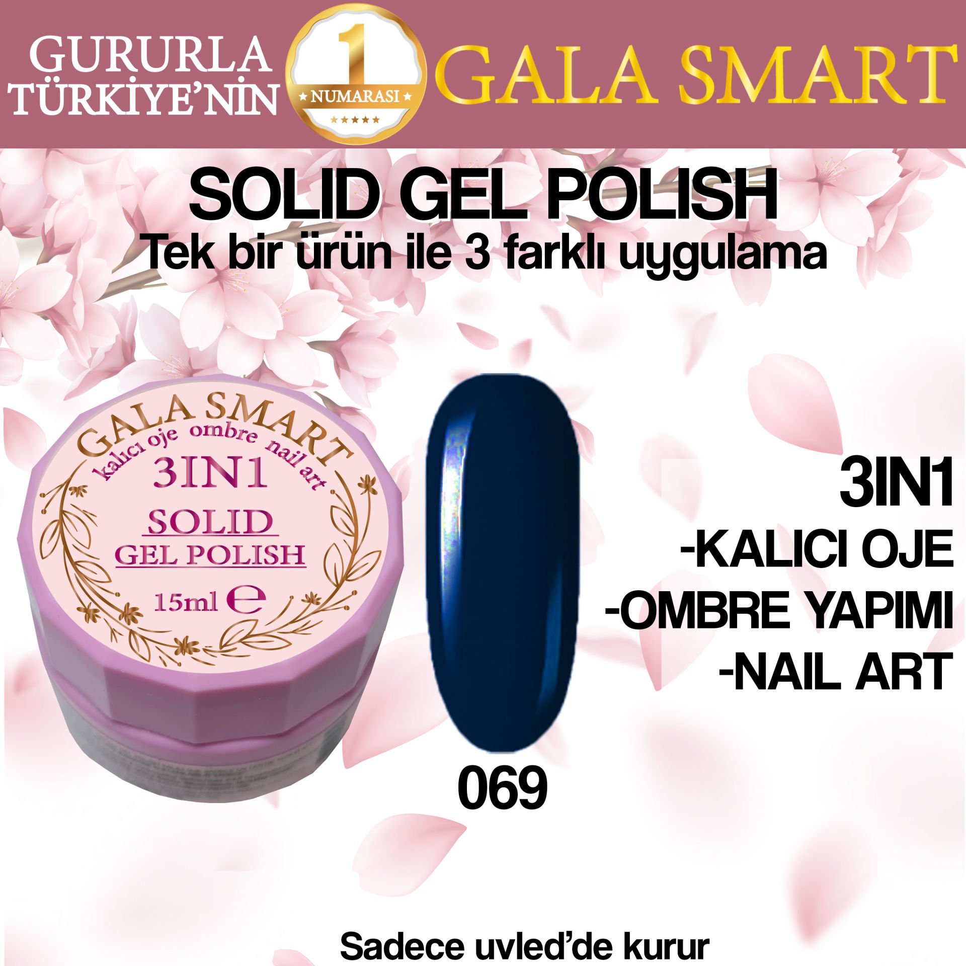 GALA SOLID GEL POLISH 15 ML NO 069