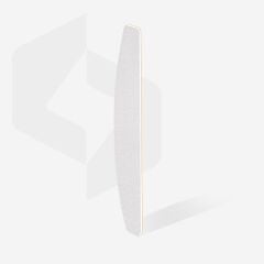 EXPERT 40 Yarım Ay Törpü İçin Yedek PapmAm Yumuşak Tabanlı Beyaz Törpüler, 150 Grit (30 Adet)