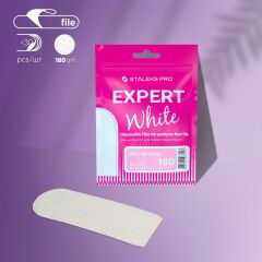 EXPERT 10 Pedikür Törpü İçin Yedek Beyaz Törpüler, 180 Grit (30 Adet)