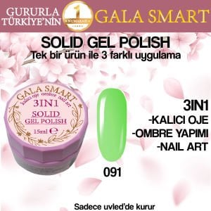 GALA SOLID GEL POLISH 15 ML NO 091