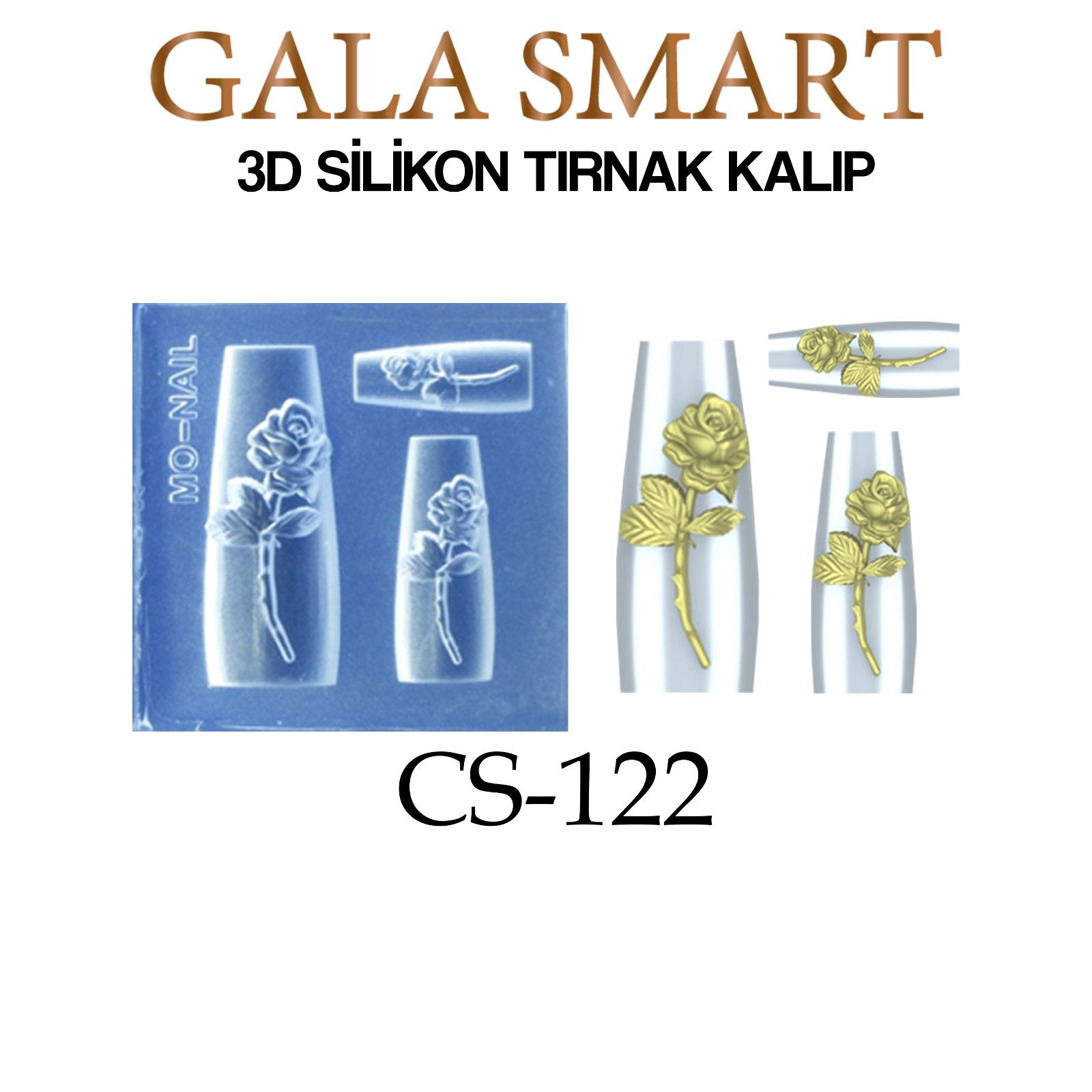 SİLİKON TIRNAK KALIP - MODEL: CS-122
