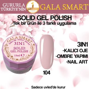 GALA SOLID GEL POLISH 15 ML NO 104