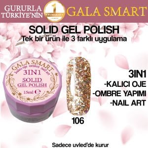 GALA SOLID GEL POLISH 15 ML NO 106