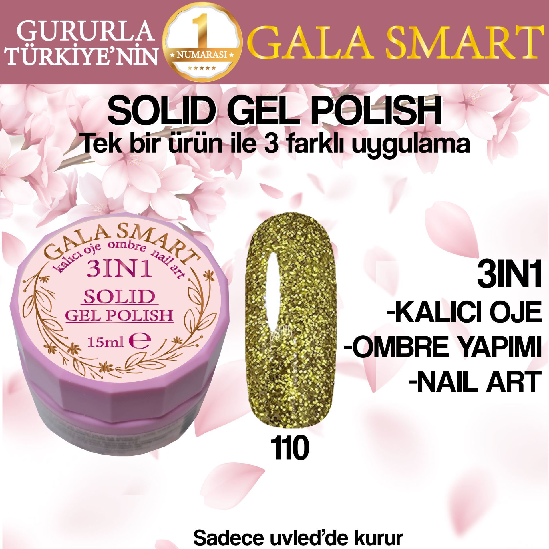 GALA SOLID GEL POLISH 15 ML NO 110