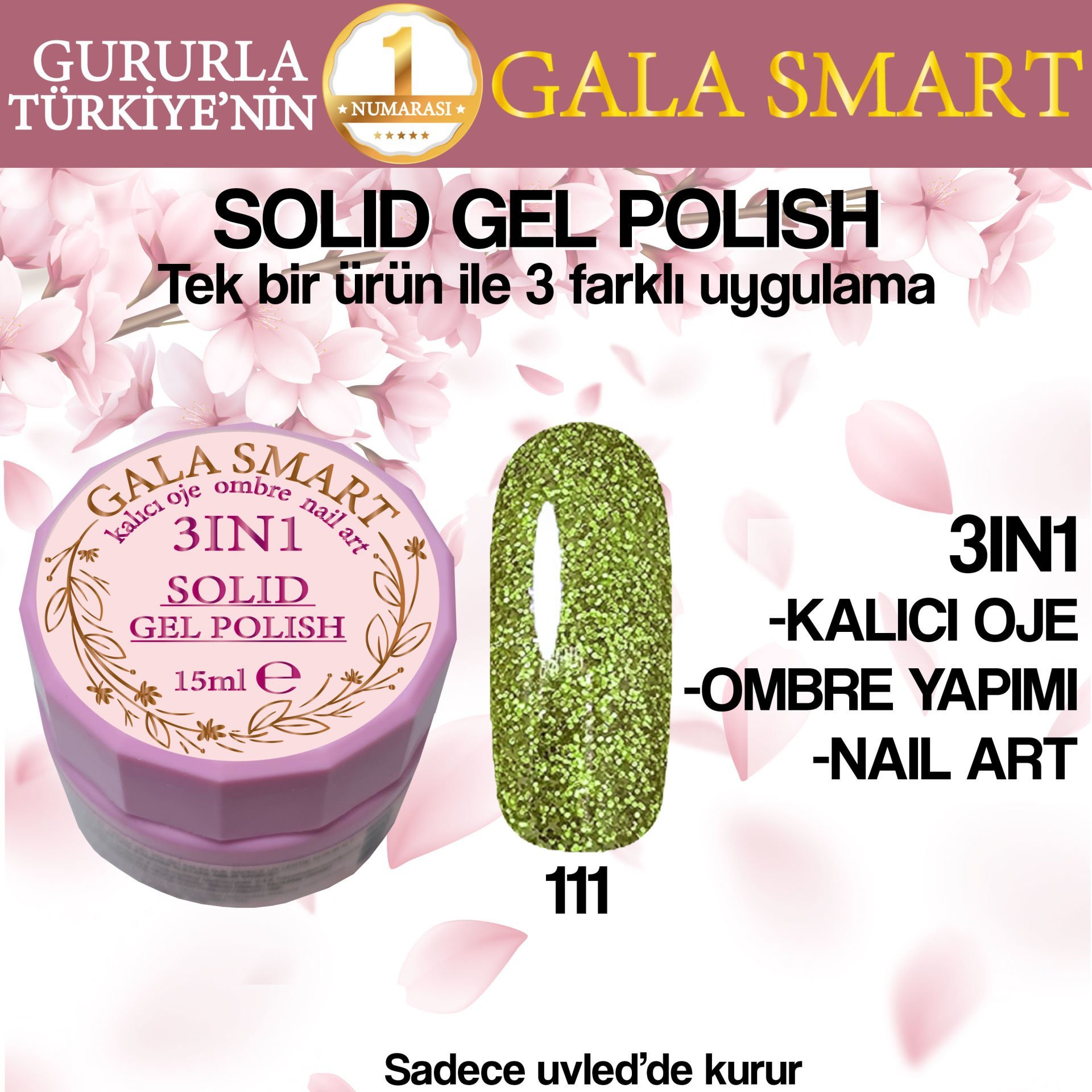 GALA SOLID GEL POLISH 15 ML NO 111