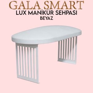 Manikür Sehpası Metal Ayaklı Yeni Model - BEYAZ