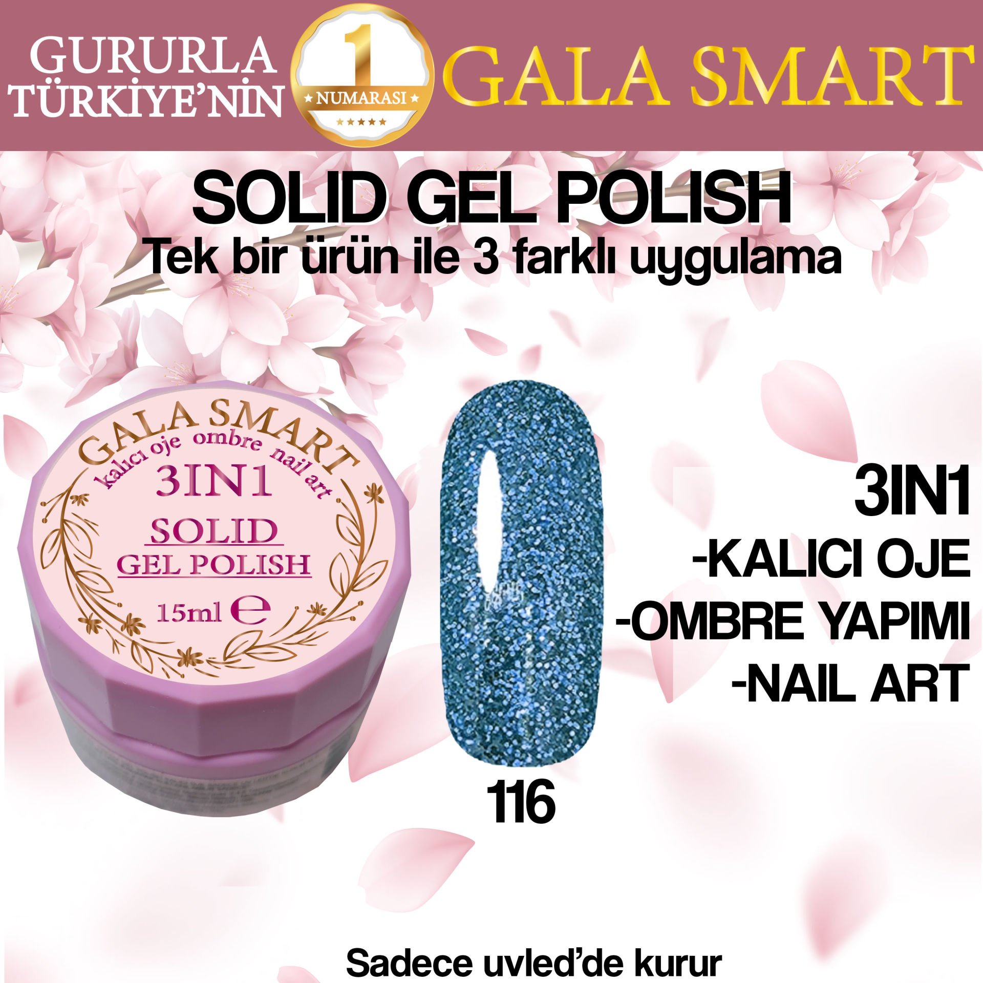 GALA SOLID GEL POLISH 15 ML NO 116