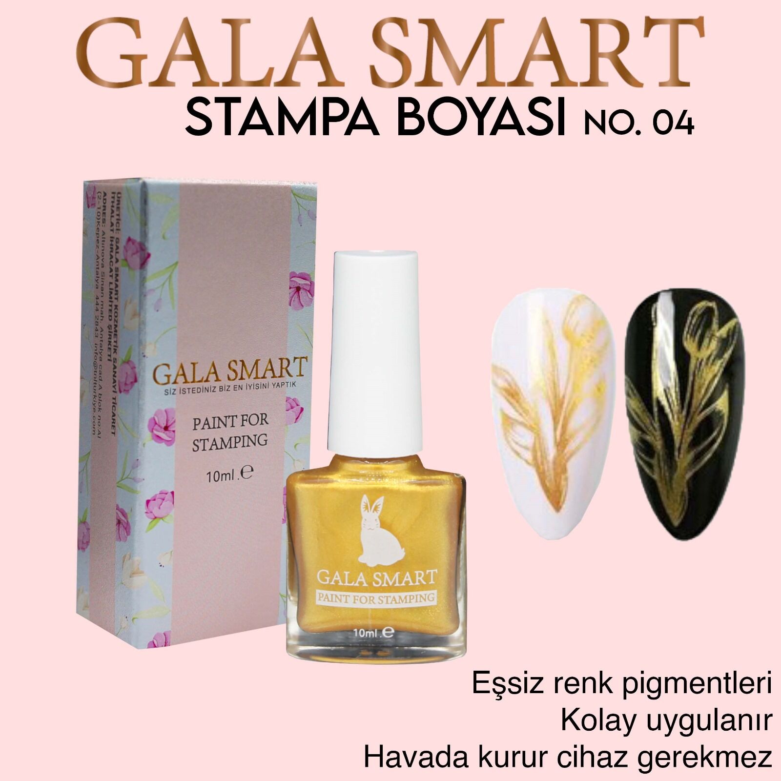 GALA SMART - STAMPA BOYASI 10 ML NO:04