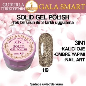 GALA SOLID GEL POLISH 15 ML NO 119