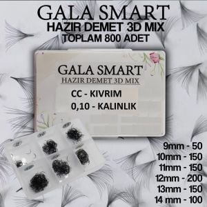 HAZIR DEMET - 3D CC KIVRIM 0,10 KALINLIK - MİX KUTU (1000 Lİ KUTU)