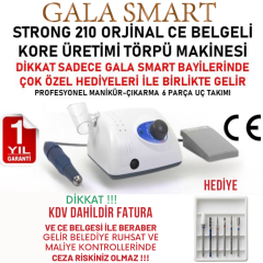 STRONG 210 - Orjinal Kore - CE Belgeli- Tırnak Törpü Makinası