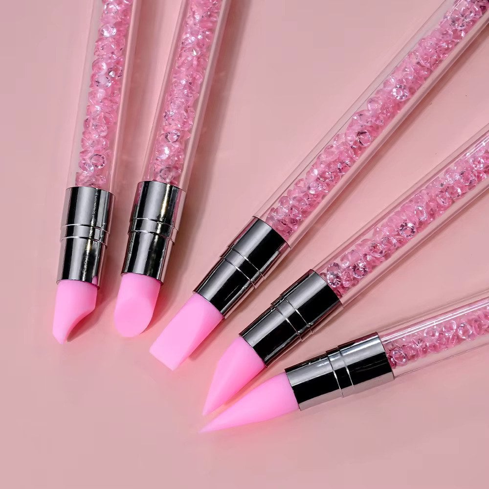 Hamur Jel Fırça Set Çift Taraflı Silikonlu