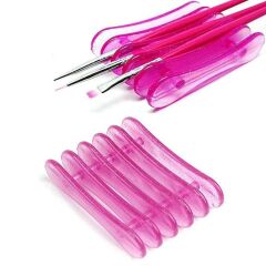 Fırça Stand - Şeffaf Pembe