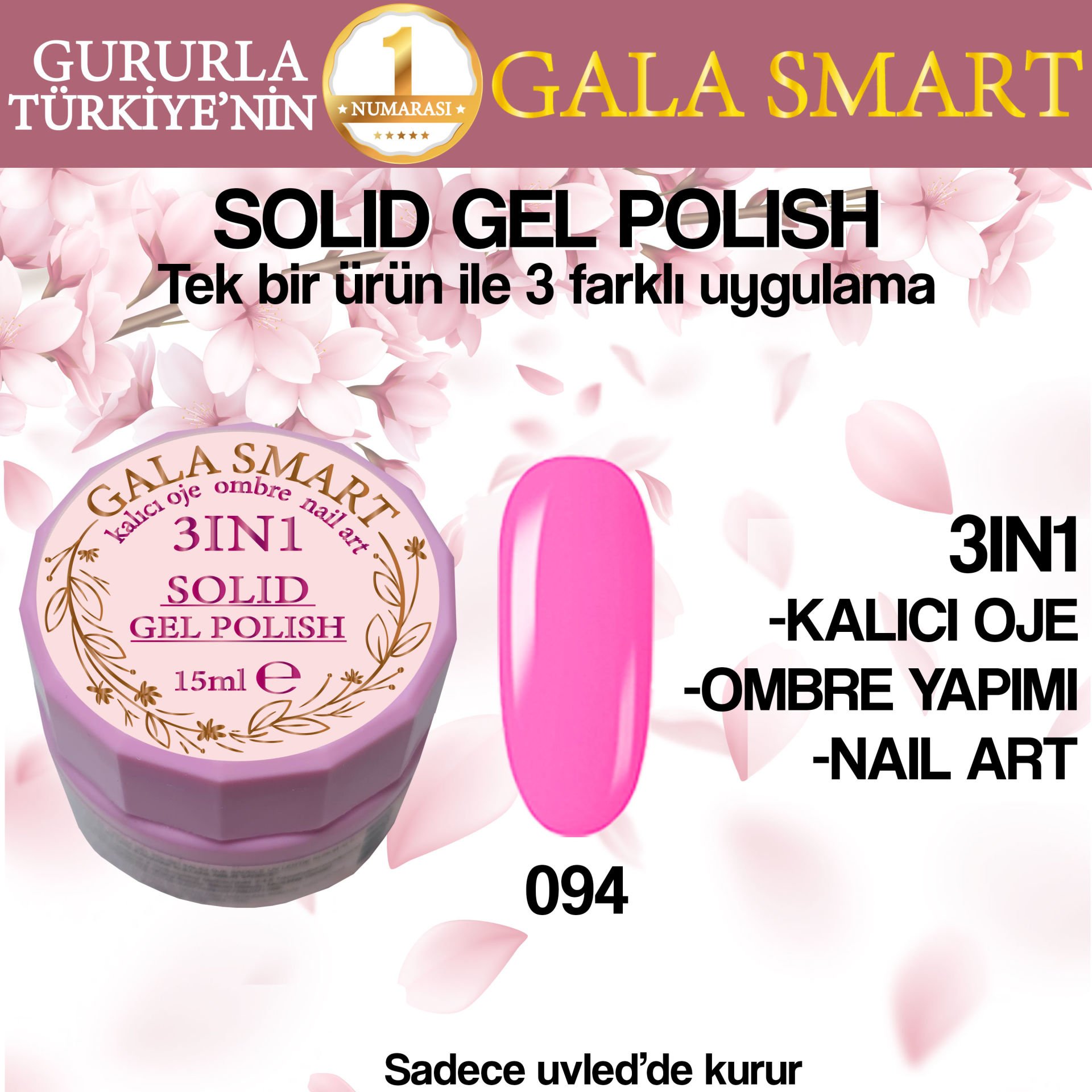GALA SOLID GEL POLISH 15 ML NO 094