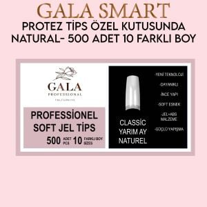 YARIM AY PROTEZ TİPS - NATURAL - 500 LÜ