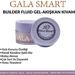 Gala Smart- Builder Fluid Gel 30 G - NO:1 Rakı Beyazı