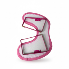 Manikür Sehpası Pembe Kol Dayama Katlanabilir - Capitone