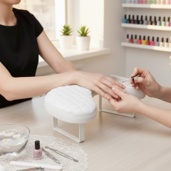 Manikür Sehpası Siyah Kol Dayama Katlanabilir - Capitone