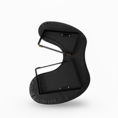 Manikür Sehpası Siyah Kol Dayama Katlanabilir - Capitone