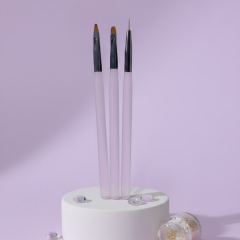 Jel Liner Fırça Seti 3'Lü - Soft Pembe