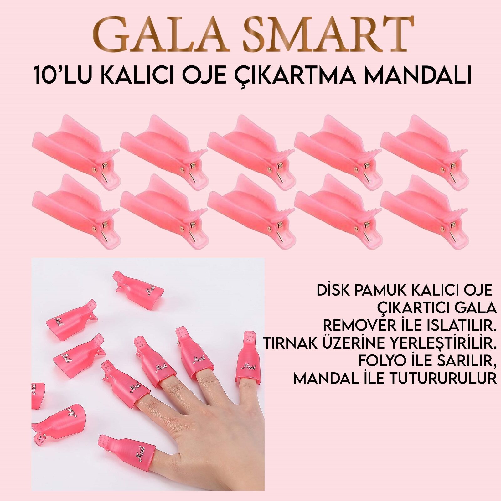 GALA KALICI OJE ÇIKARTMA MANDALI 10 LU PAKET