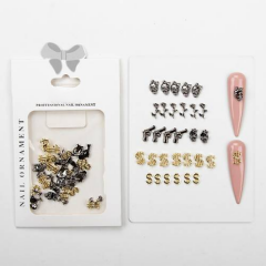 3D Metal Tırnak Charm - 502